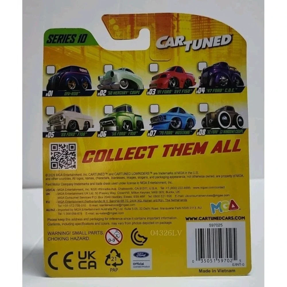Car‎ Tuned Entertainment DIV-ROD Series 10 Hot Rod 01 Diecast Metal BLUE Toy Car